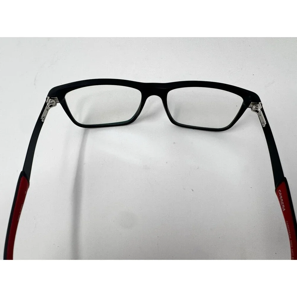 Carrera CA8255SAM 0088 Matte Black Red Eyeglass Frames 55-17-145 Authentic